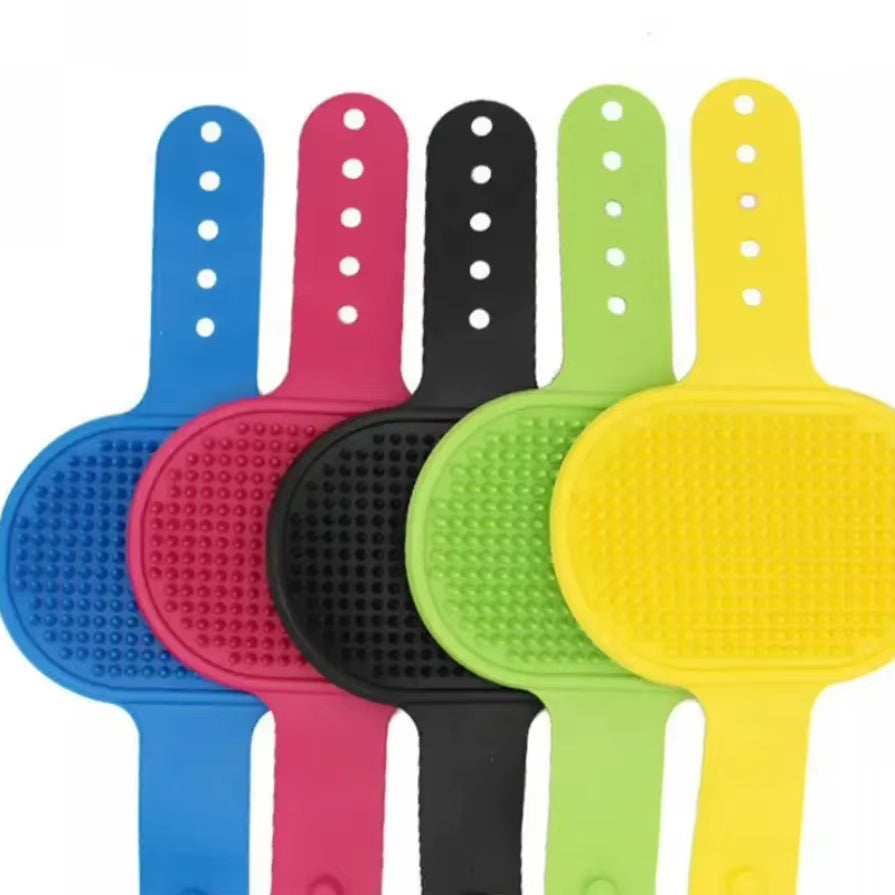 Soft Rubber Dog Cat Brush Pet Bath Silicone Comb Massage Comb Hair Remover Pet Supplies Dog Grooming Wash Cleaning Equipment
