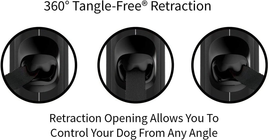 360° Tangle-Free Retractable Dog Leash – Smooth Control for Safer Walks