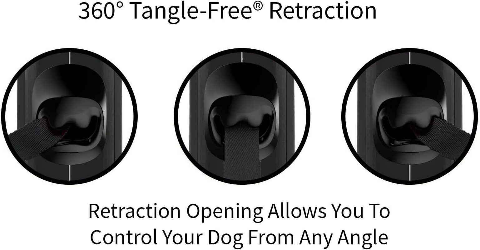 360° Tangle-Free Retractable Dog Leash – Smooth Control for Safer Walks