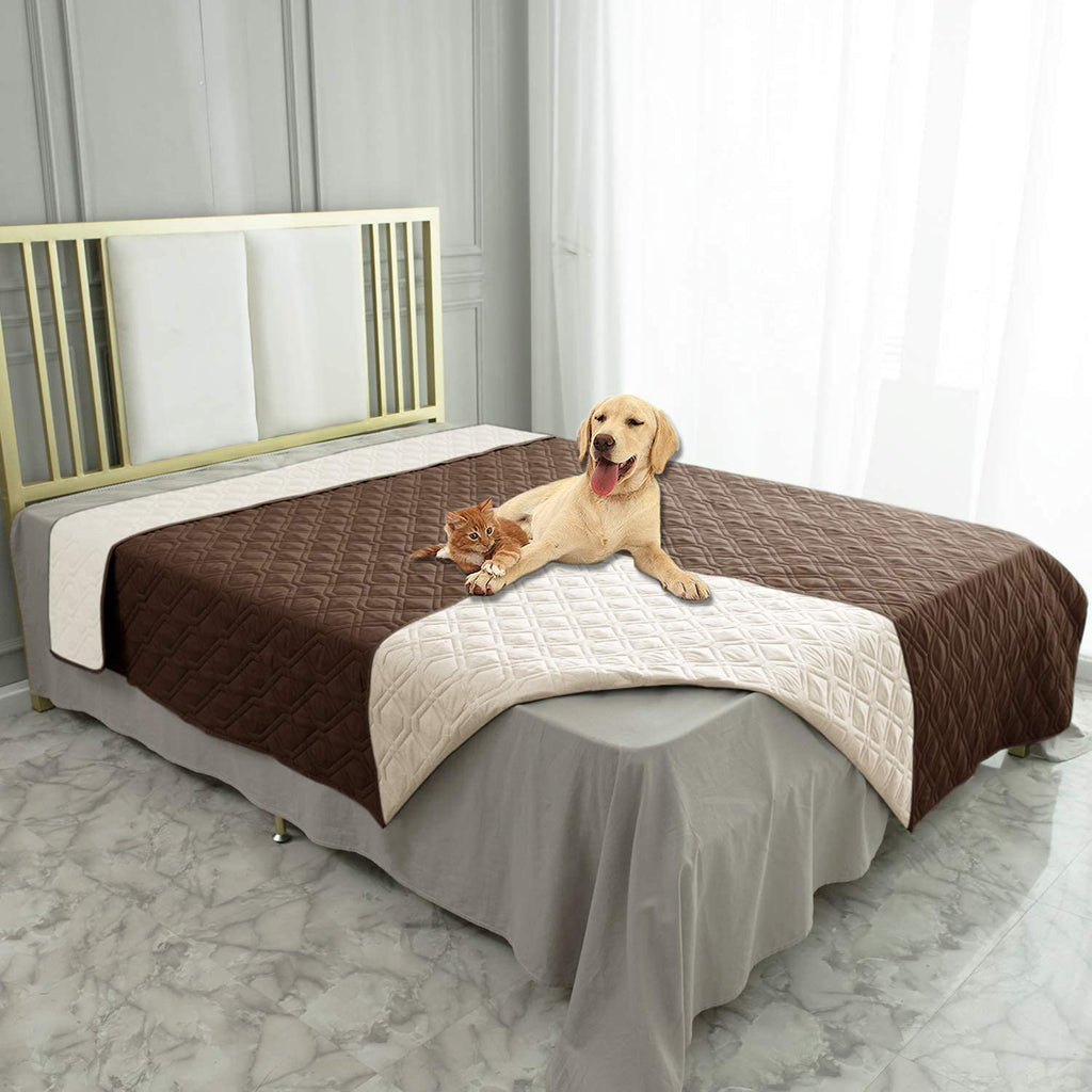 Waterproof Dog Bed Cover Pet Blanket for Furniture Bed Couch Sofa Reversible