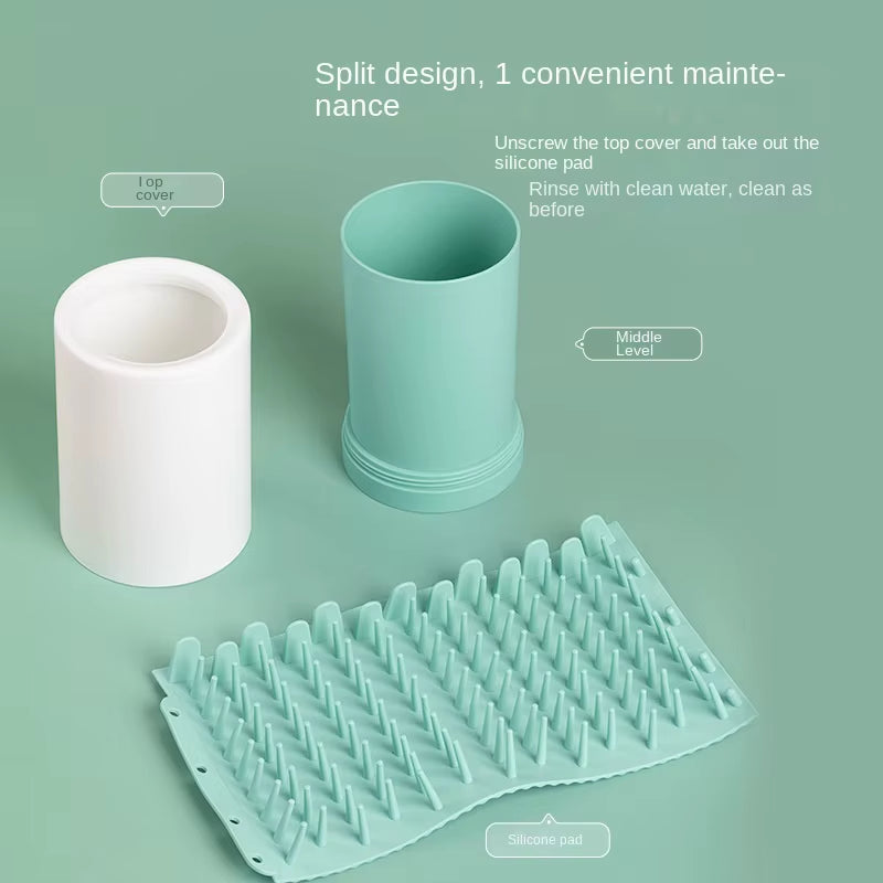 360° Dog & Cat Paw Cleaner Cup — Quick, Gentle, Mess-Free Paw Washing