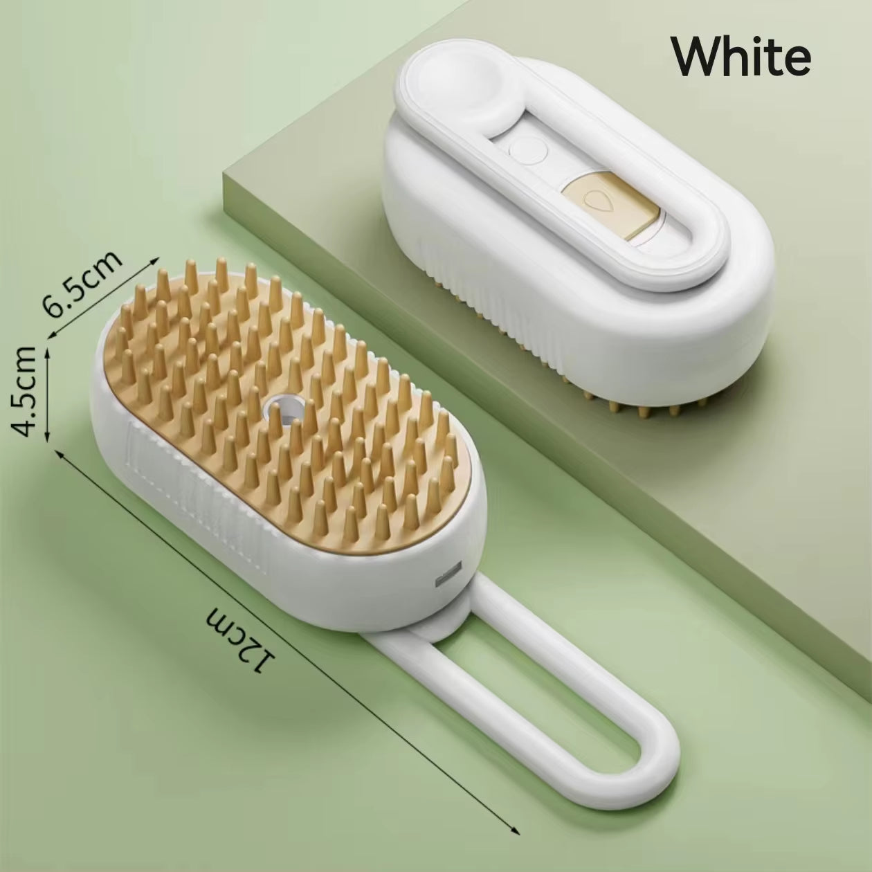 3-in-1 Steam Pet Grooming Brush – Deshedding, Massage & Hair Removal