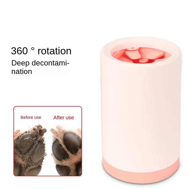 360° Dog & Cat Paw Cleaner Cup — Quick, Gentle, Mess-Free Paw Washing