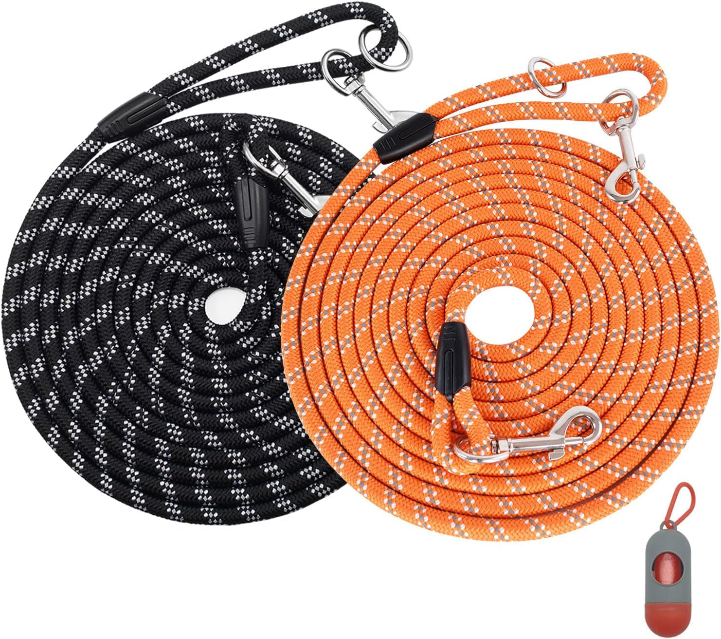 Long Dog Leash for Training 10FT/16FT/20FT/30FT/50FT/100FT, Reflective Tie Out, Heavy Duty Dog Lead for Large, Medium & Small Dogs - outside Walking, Playing, Camping, Yard
