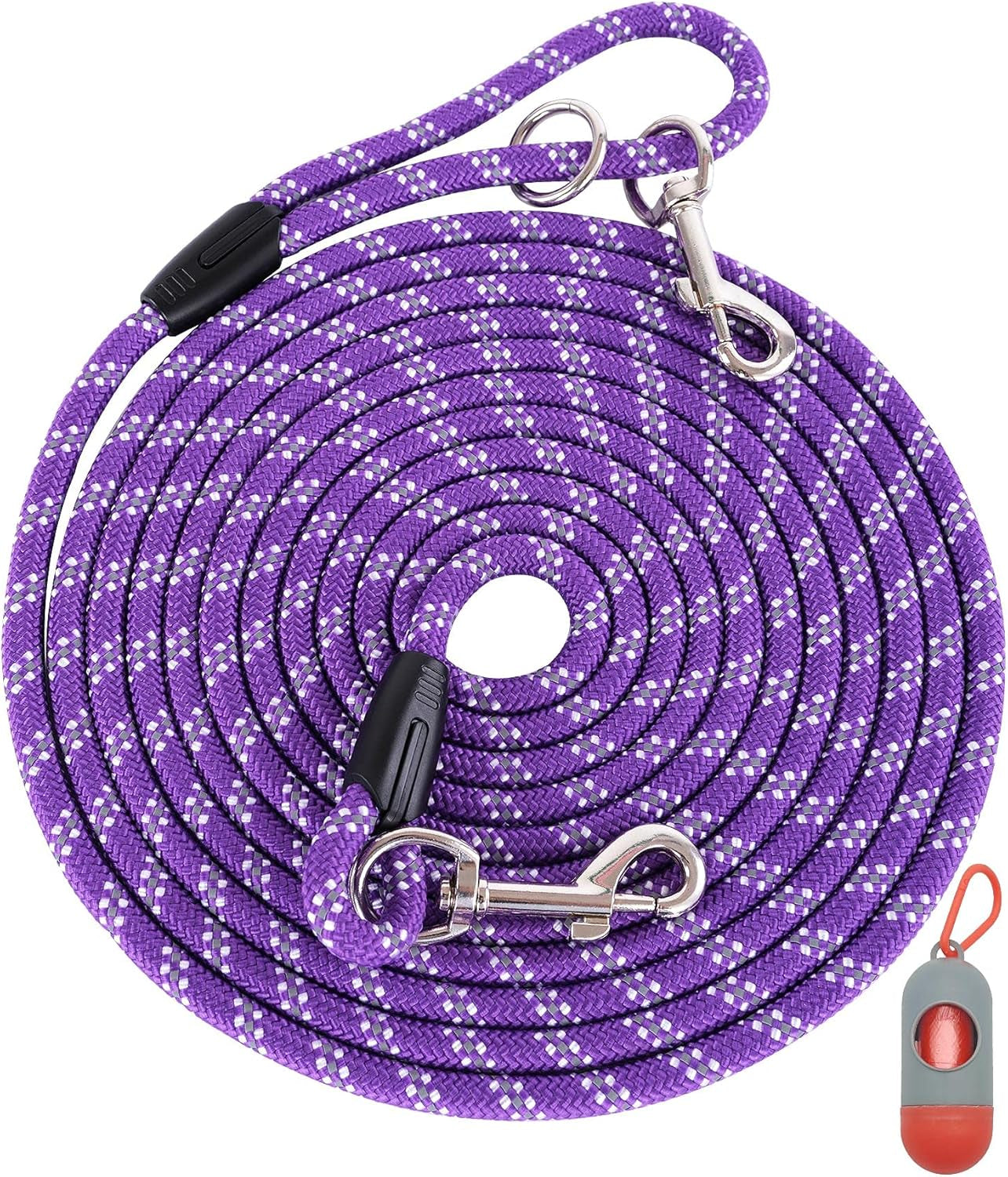 Long Dog Leash for Training 10FT/16FT/20FT/30FT/50FT/100FT, Reflective Tie Out, Heavy Duty Dog Lead for Large, Medium & Small Dogs - outside Walking, Playing, Camping, Yard