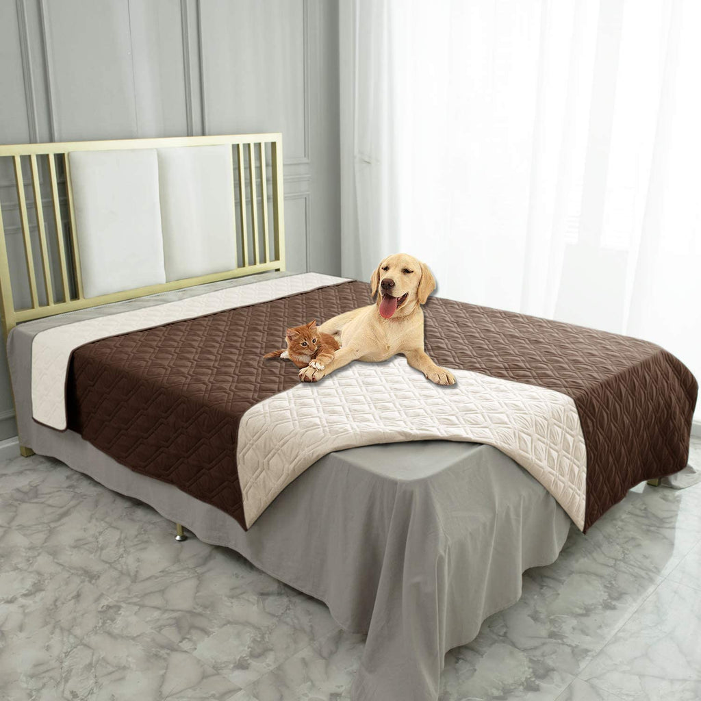 Waterproof Dog Bed Cover Pet Blanket for Furniture Bed Couch Sofa Reversible