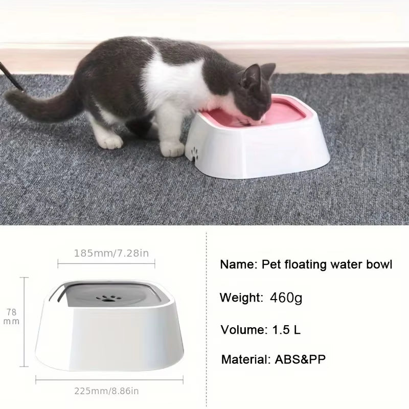 No-Spill Slow Water Bowl for Dogs — Cleaner Floors, Happier Hydration